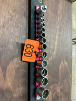 Snap-on 3/8drive sockets 1/4-1&rdquo;