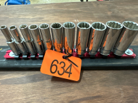Gearwrench 3/8drive deep sockets 1/4-7/8