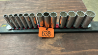 Jet 1/2 drive deep sockets 7/16-1&1/4&rdquo;
