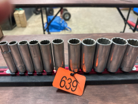 Craftsman 1/2 drive deep sockets 1/2-1&1/8&rdquo;