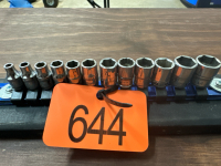 Snap-on 1/4 drive metric sockets 4-14mm