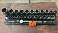 SK 1/2$3/4 drive socket set