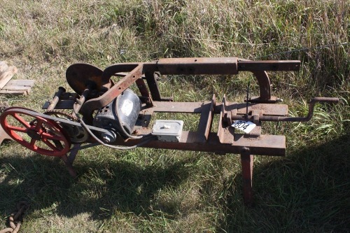 power hacksaw w/ 1/4 hp. Motor