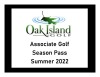 Oak Island Associate Golf Season Pass - 2022 summer season