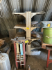 Metal shelving unit