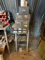Parts containers and stand