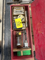 Parallel bars, specialty bit, 2 dial indicators, magnetic base, centre drills