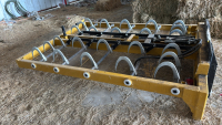 Skid steer mount square bale picker