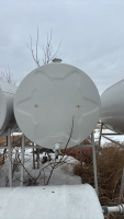 Gravity fed fuel tank with stand