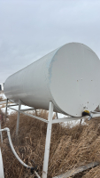 Gravity fed fuel tank with stand