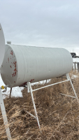 Gravity fed fuel tank with stand