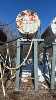 Gravity fed fuel tank with stand