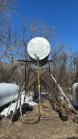 Gravity fed fuel tank with stand