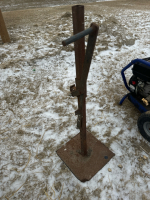 Snow mobile stand