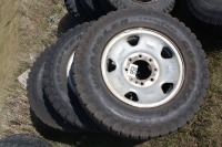 4 - Wrangler 265/70/R17 on 8 bolt rims