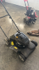 Yardworkers push lawnmower - 2