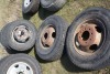 6 - misc. Trailer tires on rims 16's & 16.5's - 2