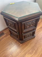Octagon end table