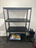 Metal shelving