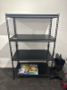 Metal shelving