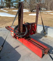 Shaver front mount post pounder