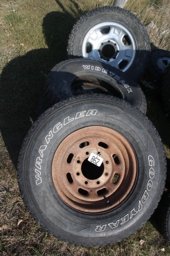 4 - misc. Trailer tires (3 - 16" & 1 -18")