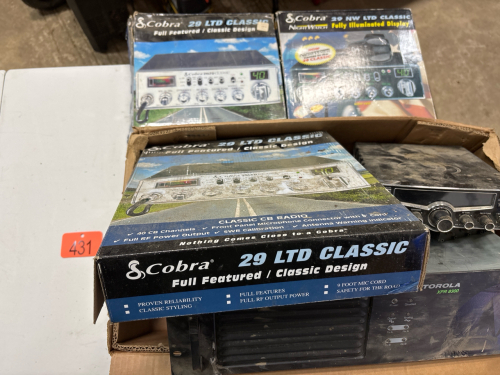 Assorted cb radios etc