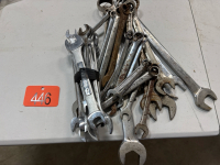 Standard and metric wrench sets