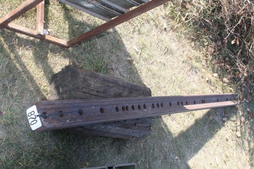 6' railroad iron