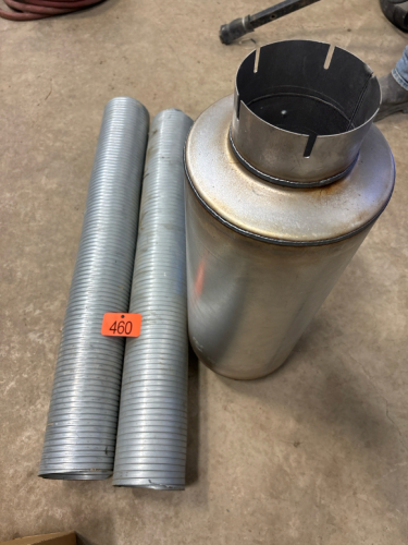 Muffler and flex pipe
