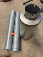 Muffler and flex pipe