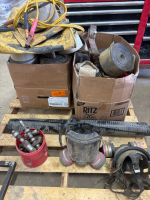 Assortment of straps and misc