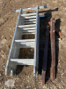 Ladder and 2-bale prongs