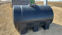 Black poly water tank