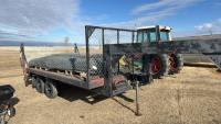 Homemade 5th wheel flat deck trailer