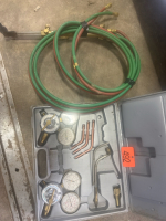 Acetylene hoses and gauges