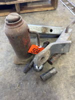 Receiver hitches, pins, Hydr jack