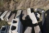 auger spout, cinder blocks, cement blocks - 2