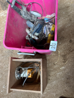Assortment of router, grinders, dremmel etc