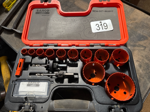 New Bahco hole saw set