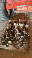 Pallet of cultivator shovels