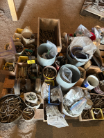 Assortment of bolts nuts and washers etc