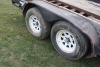 Wilkinson car hauler tandem axle trailer 7' x 16' deck w/ heavy duty steel ramps - 2