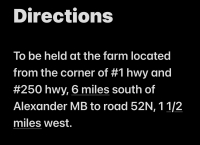 Directions