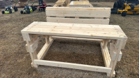 Adult bench style picnic table