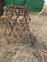 4-sections diamond harrows w/draw bar