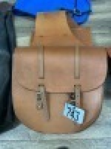 large leather saddle bags