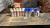 Assortment of penetrant and carb cleaner