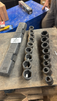3/4 drive sockets, torque wrench