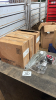 3 cases grease, pipe wrench, tape measure, 2 crescent wrenches